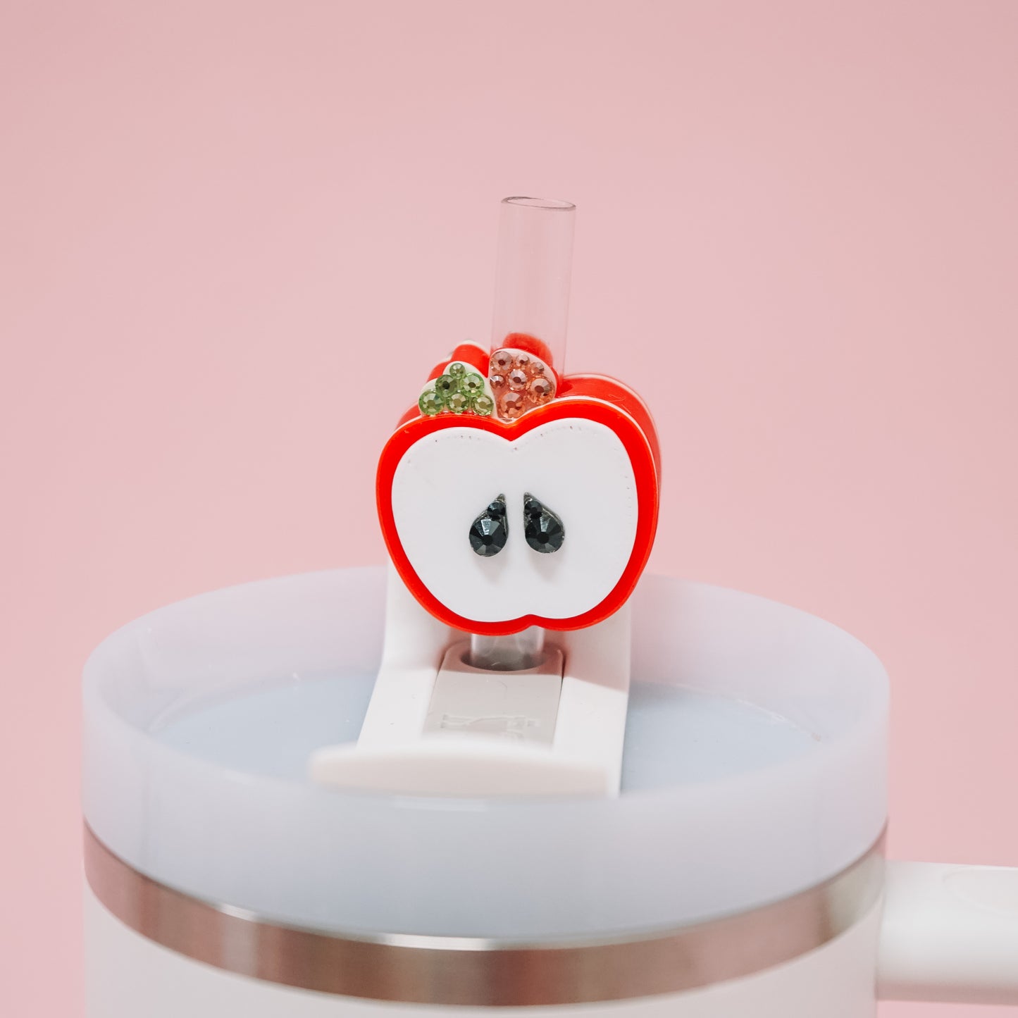 Apple Straw Charm