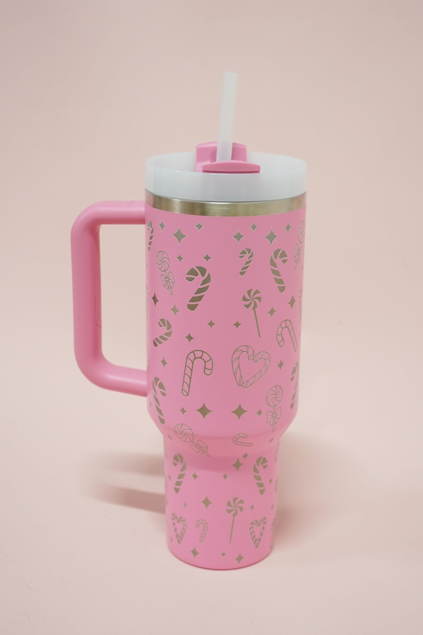 Candy Cane 40 oz Wrap Tumbler