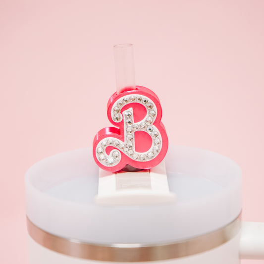 Iconic B Straw Charm