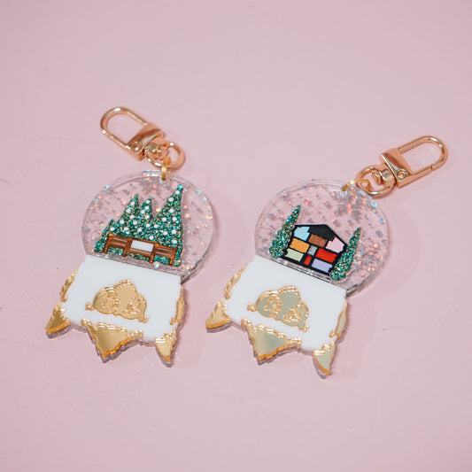 Snow Globe Bag Charm