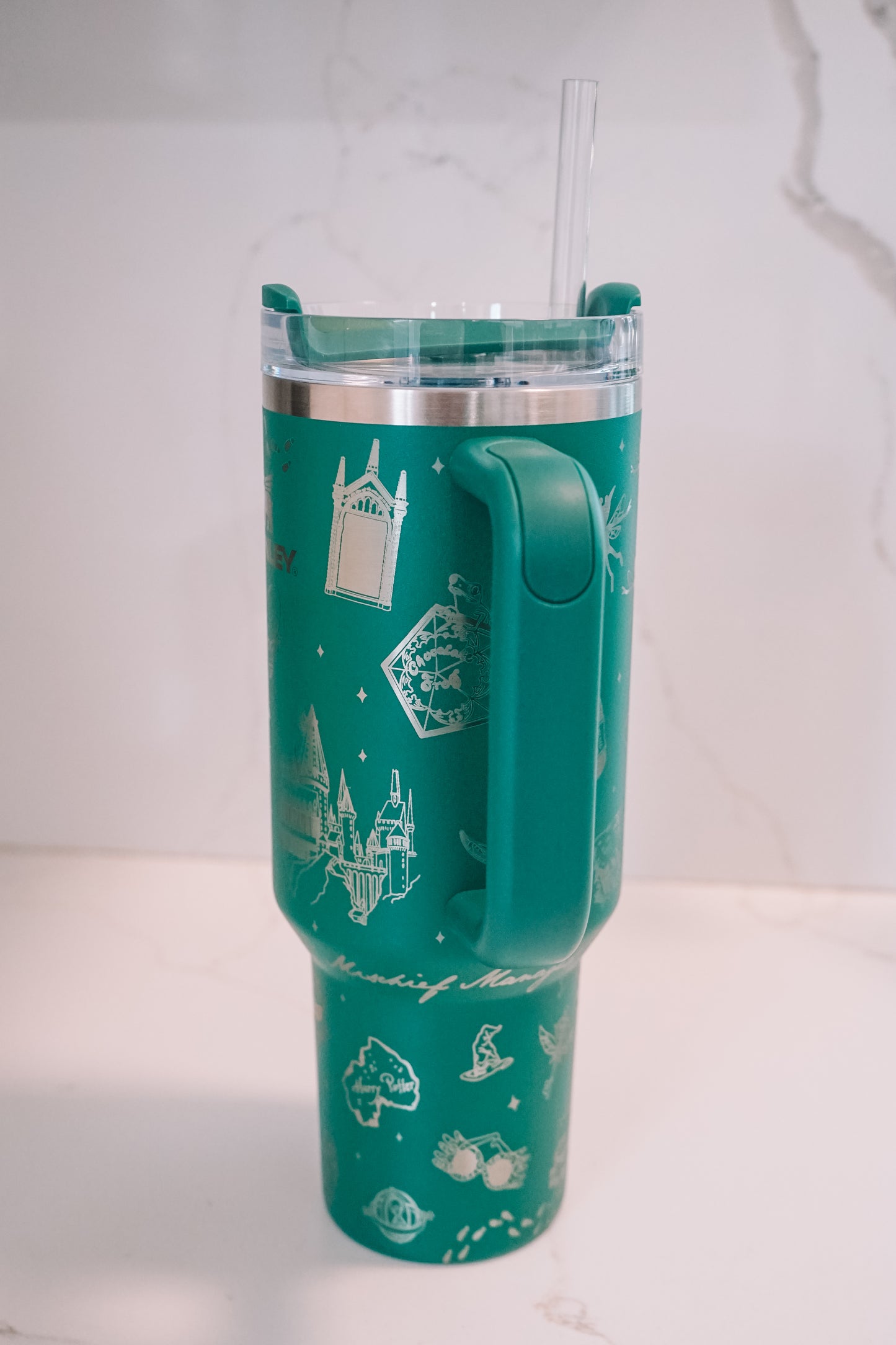 Green Wizard Wrap Tumbler