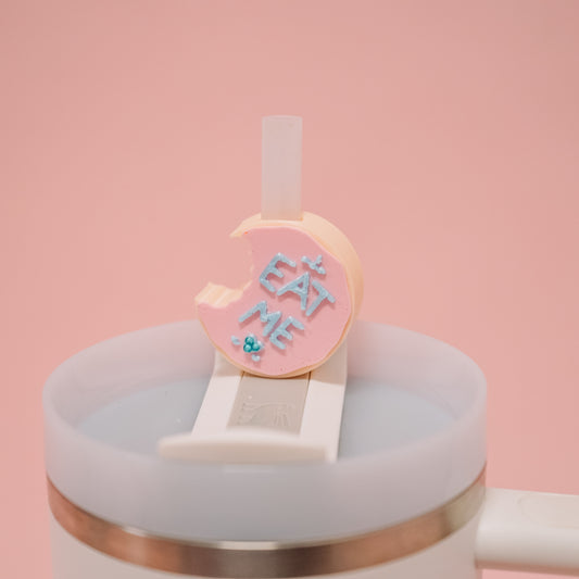 Eat Me Cookie Straw Charm