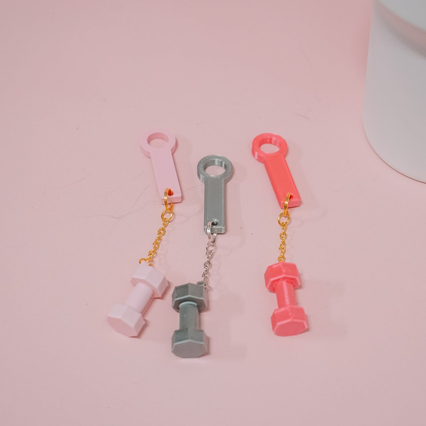 Dumbbell Straw Dangle