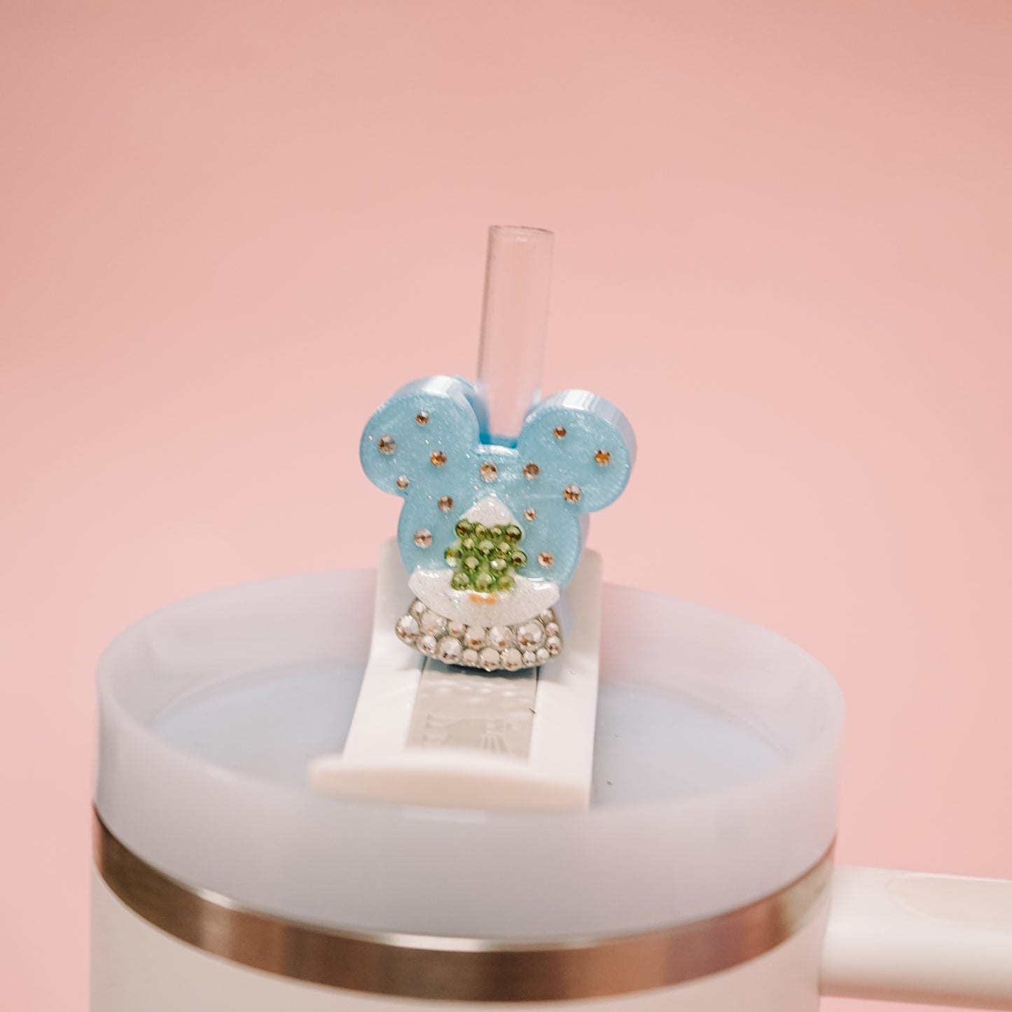 Ears Snow globe Straw Charm