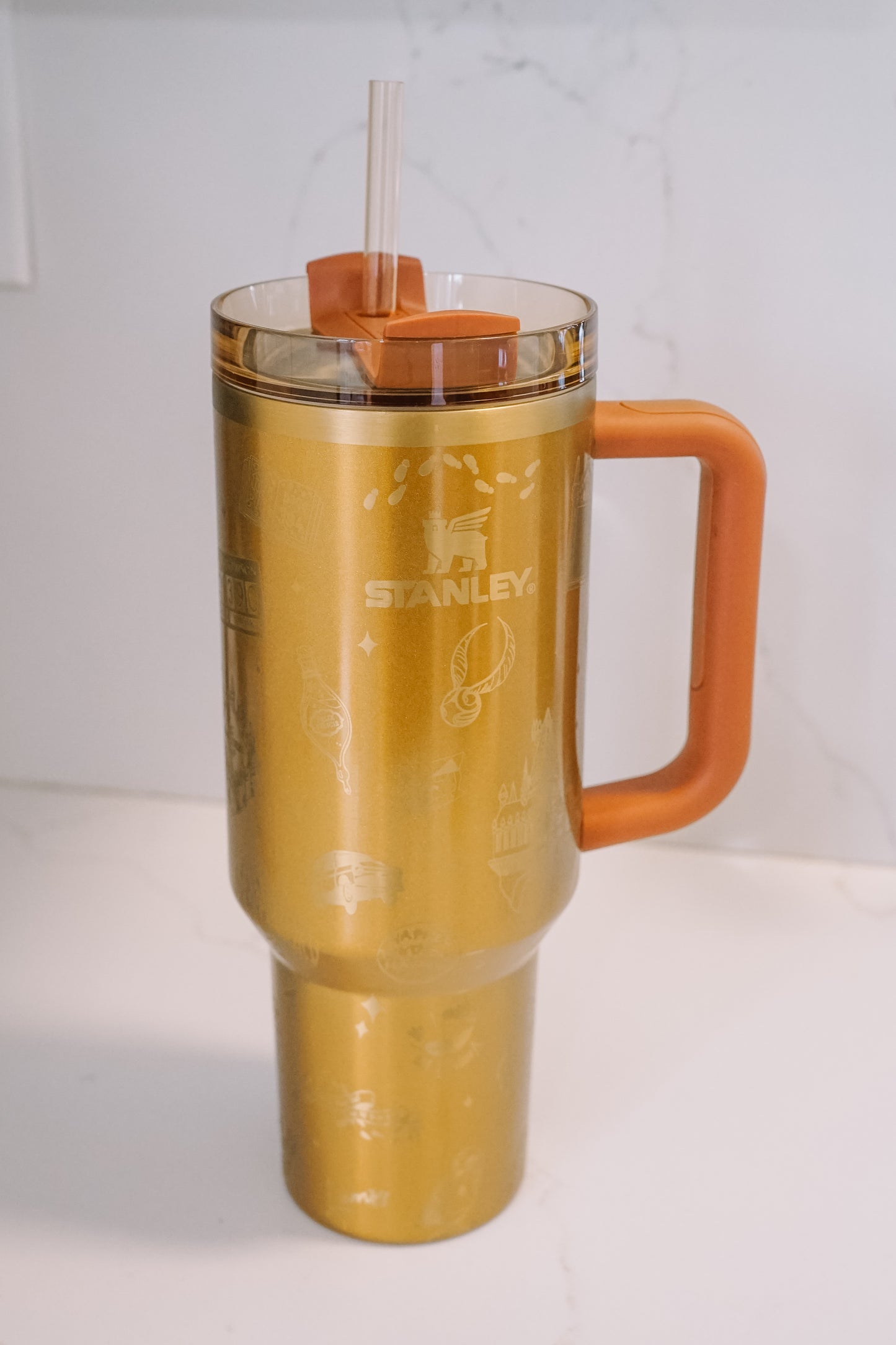 Gold Wizard Wrap Tumbler