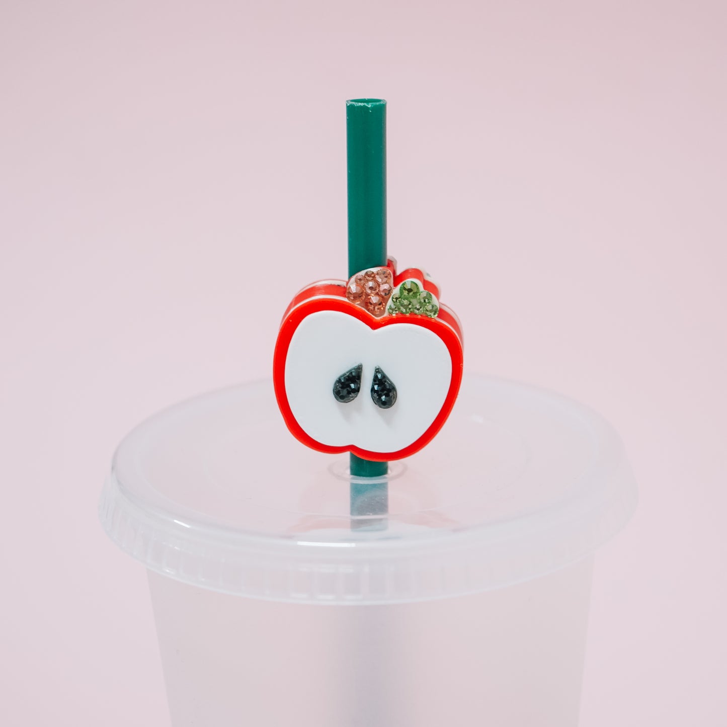 Apple Straw Charm