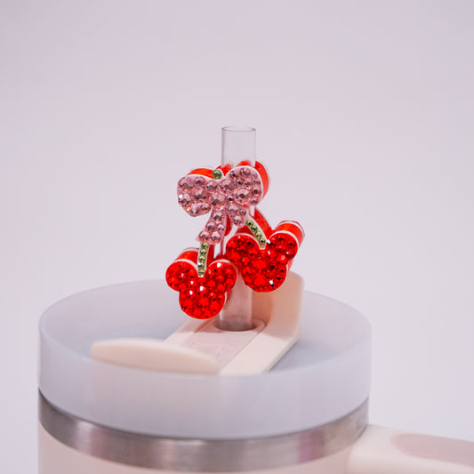 Ears Cherry Straw Charm