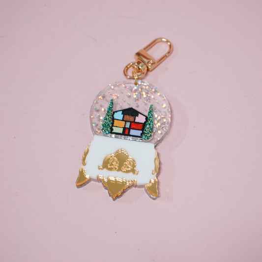 Snow Globe Bag Charm