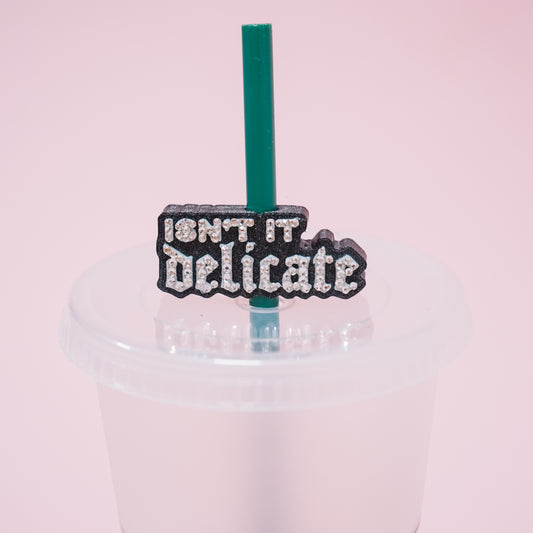 Delicate Straw Charm