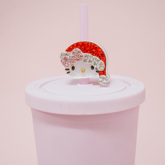 Santa HK Straw Charm