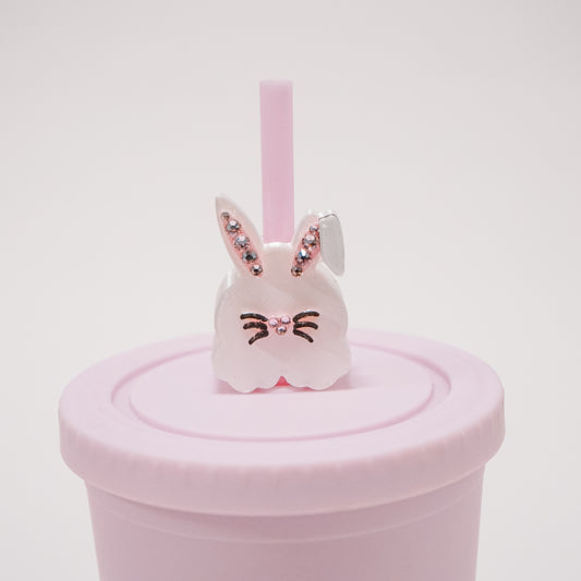 Bunny Feet Straw Charm