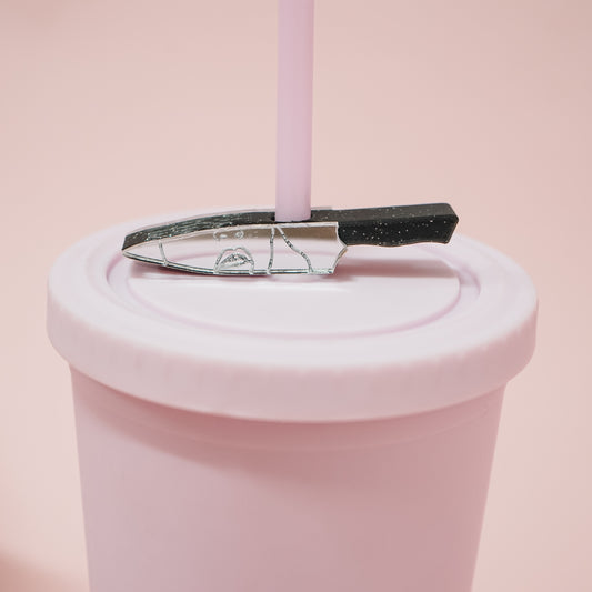 Taste Knife Straw Charm