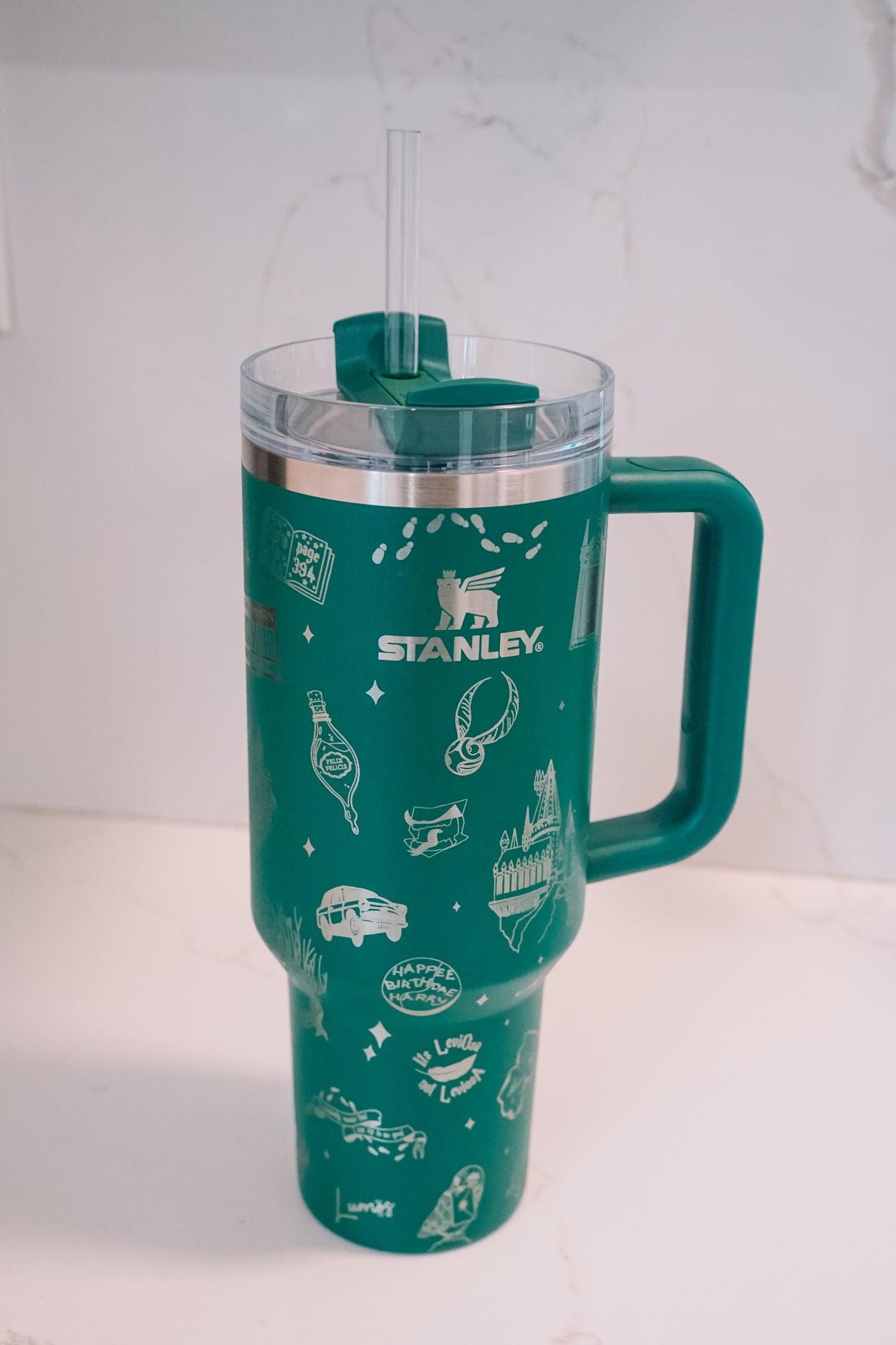 Green Wizard Wrap Tumbler