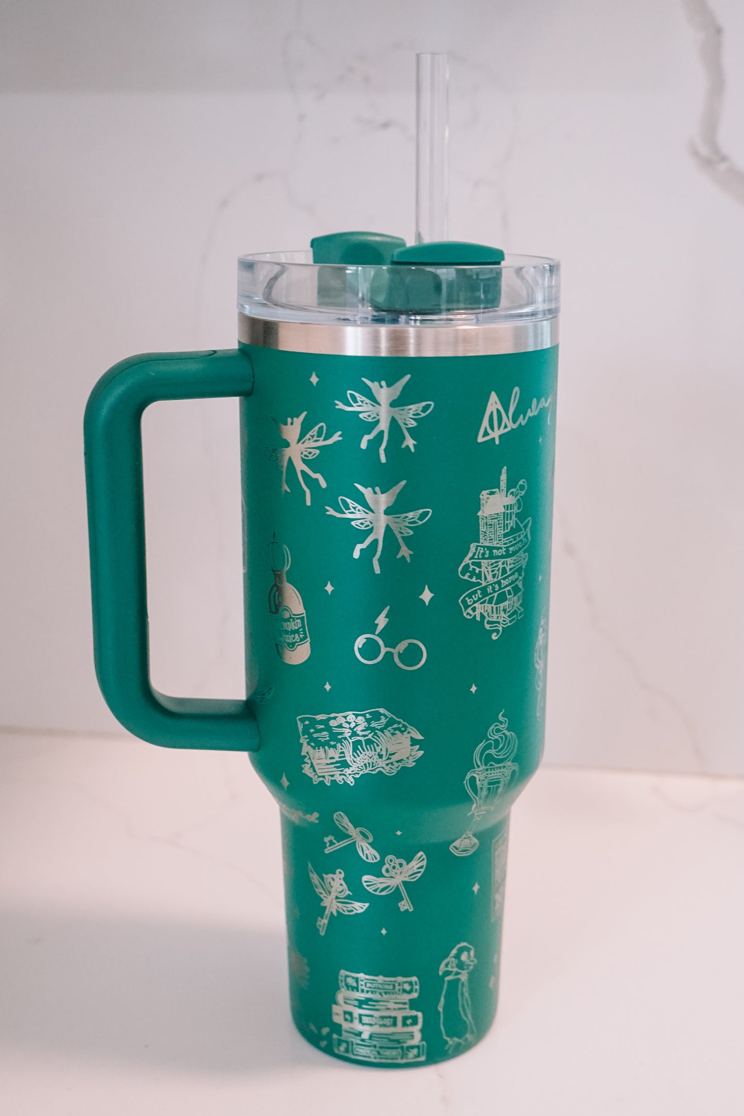 Green Wizard Wrap Tumbler