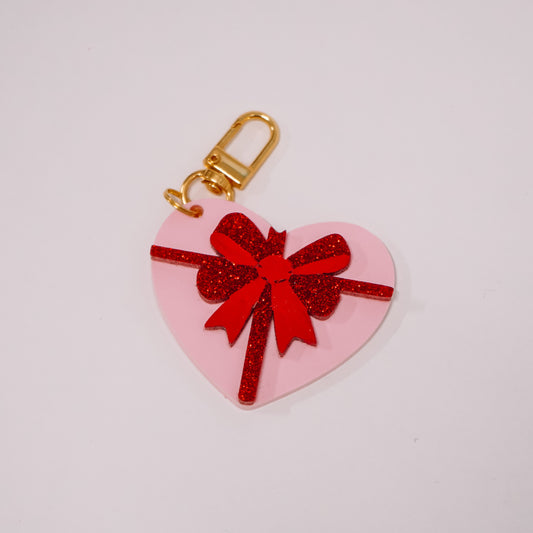 Heart Box Bag Charm