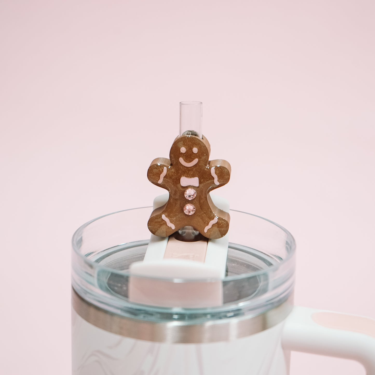 Gingerbread Straw Charm