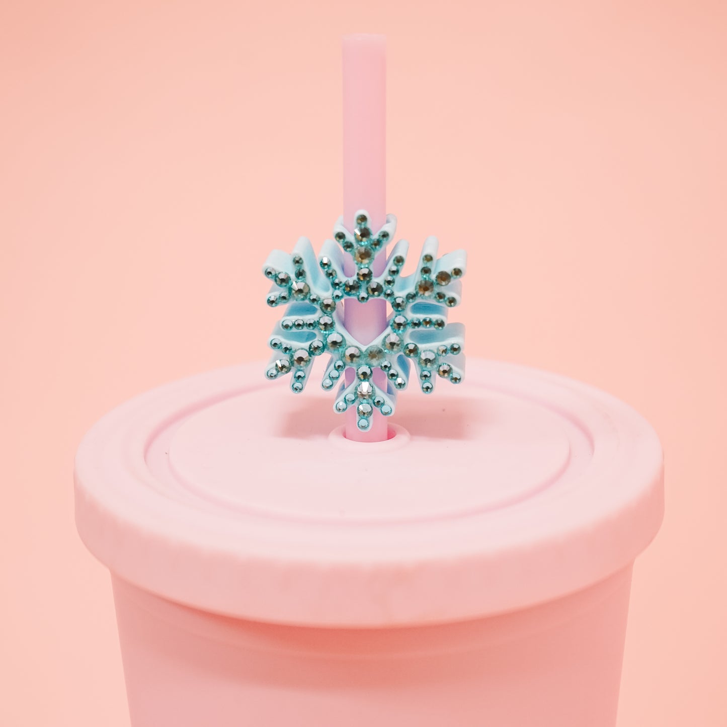 Snowflake Straw Charm