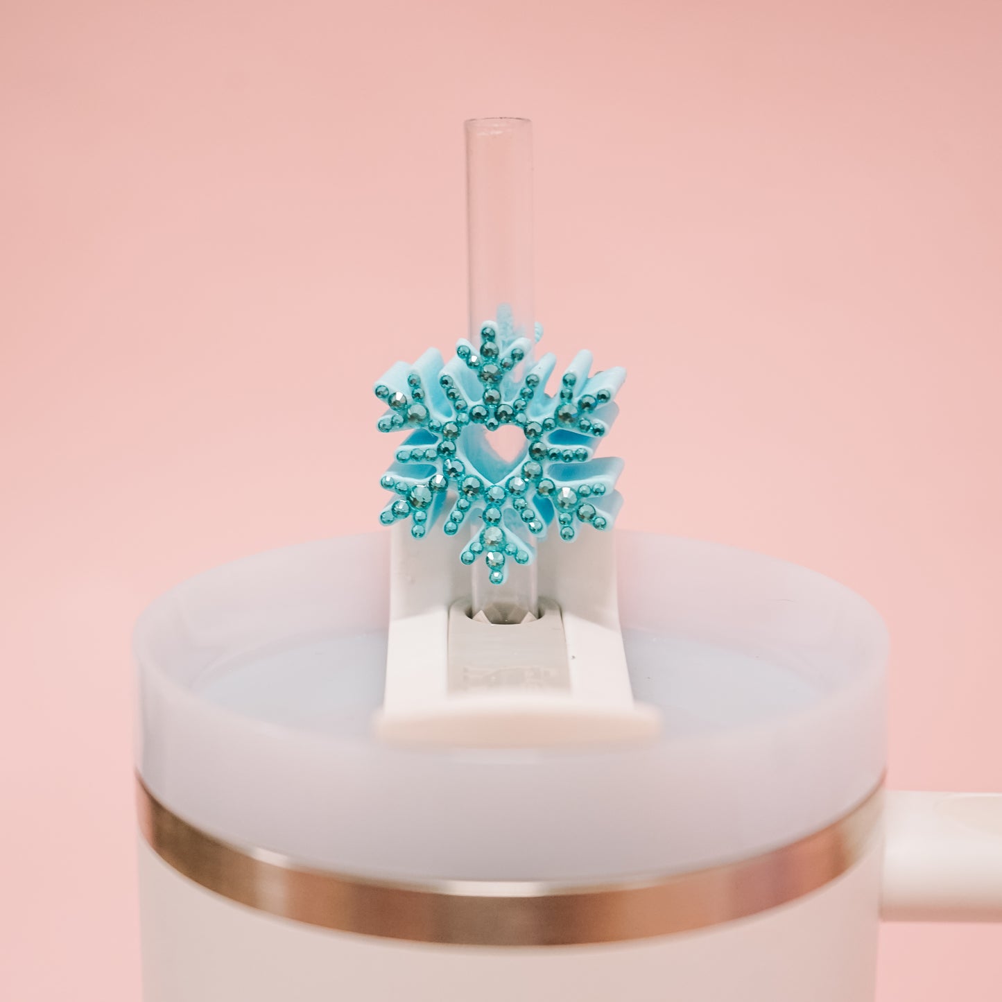 Snowflake Straw Charm