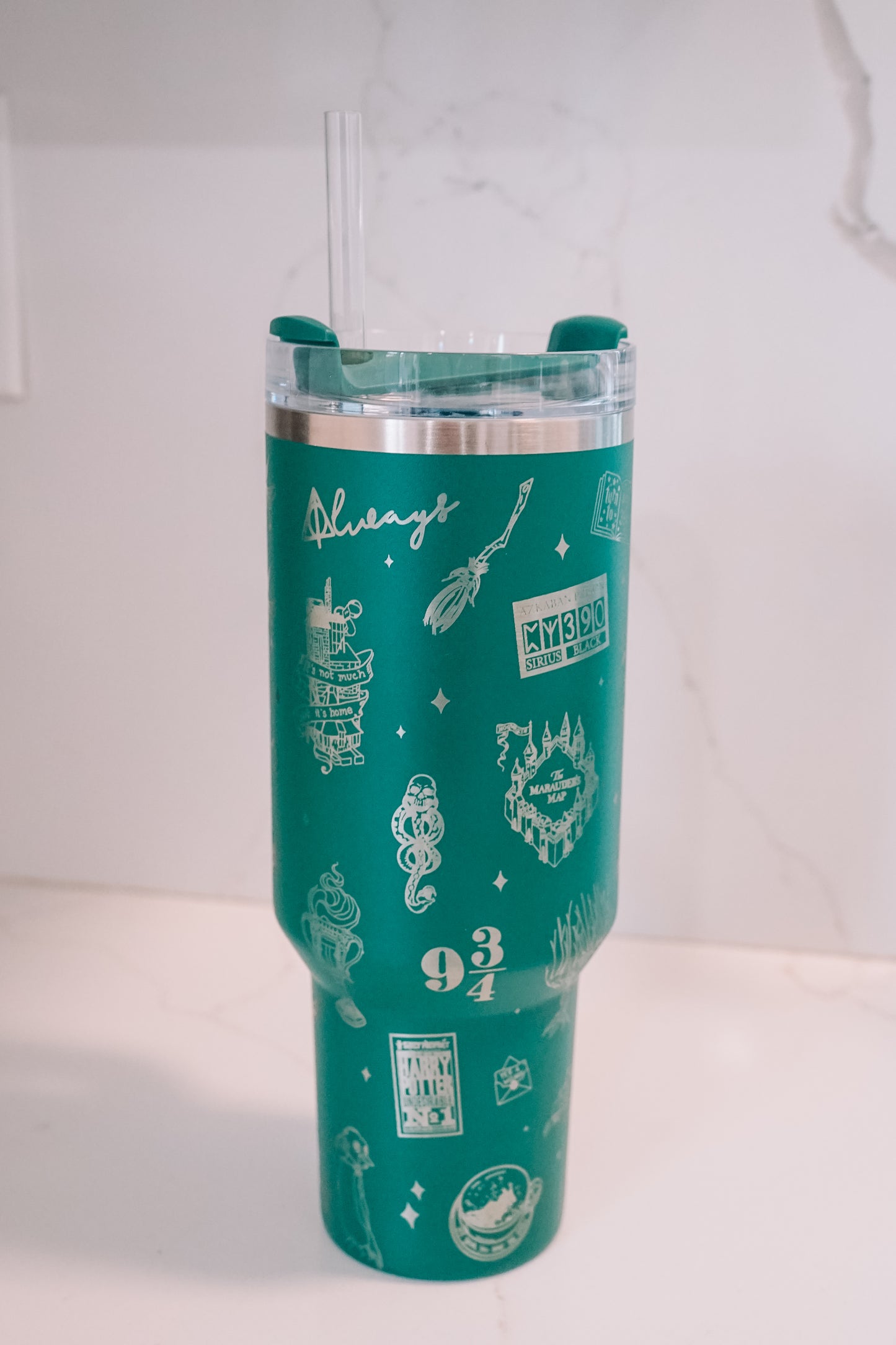 Green Wizard Wrap Tumbler