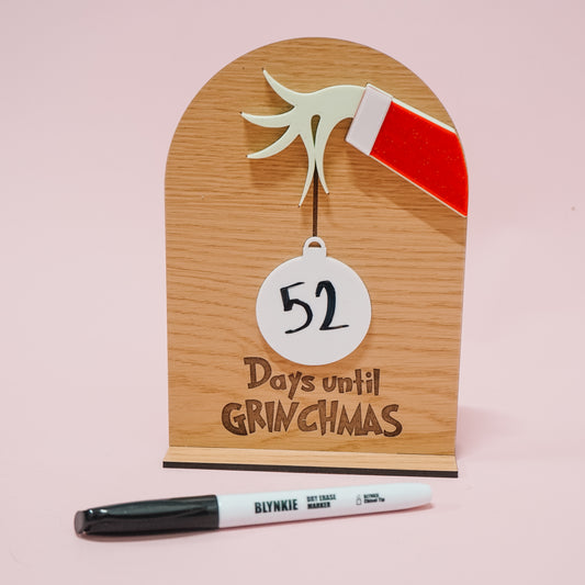 Christmas Thief Countdown Sign