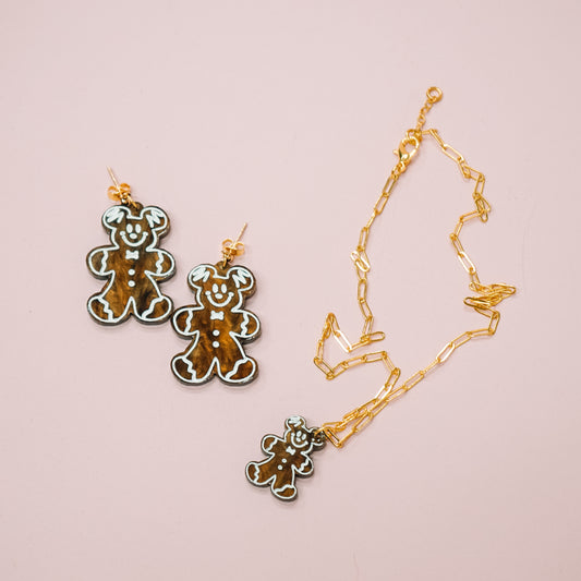 Ears Gingerbread Earrings