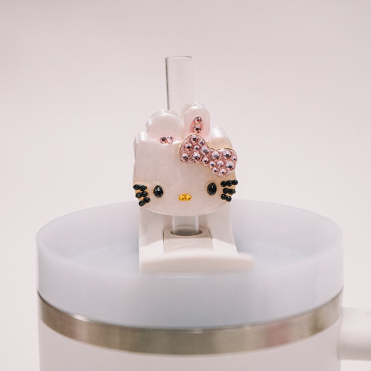 Bunny HK Straw Charm