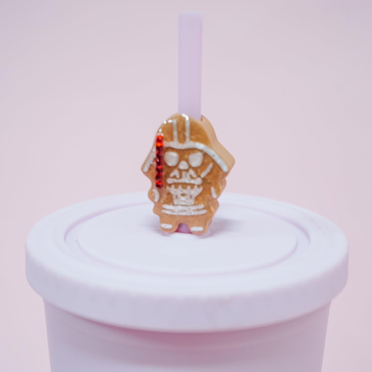 Galaxy Gingerbread Straw Charm