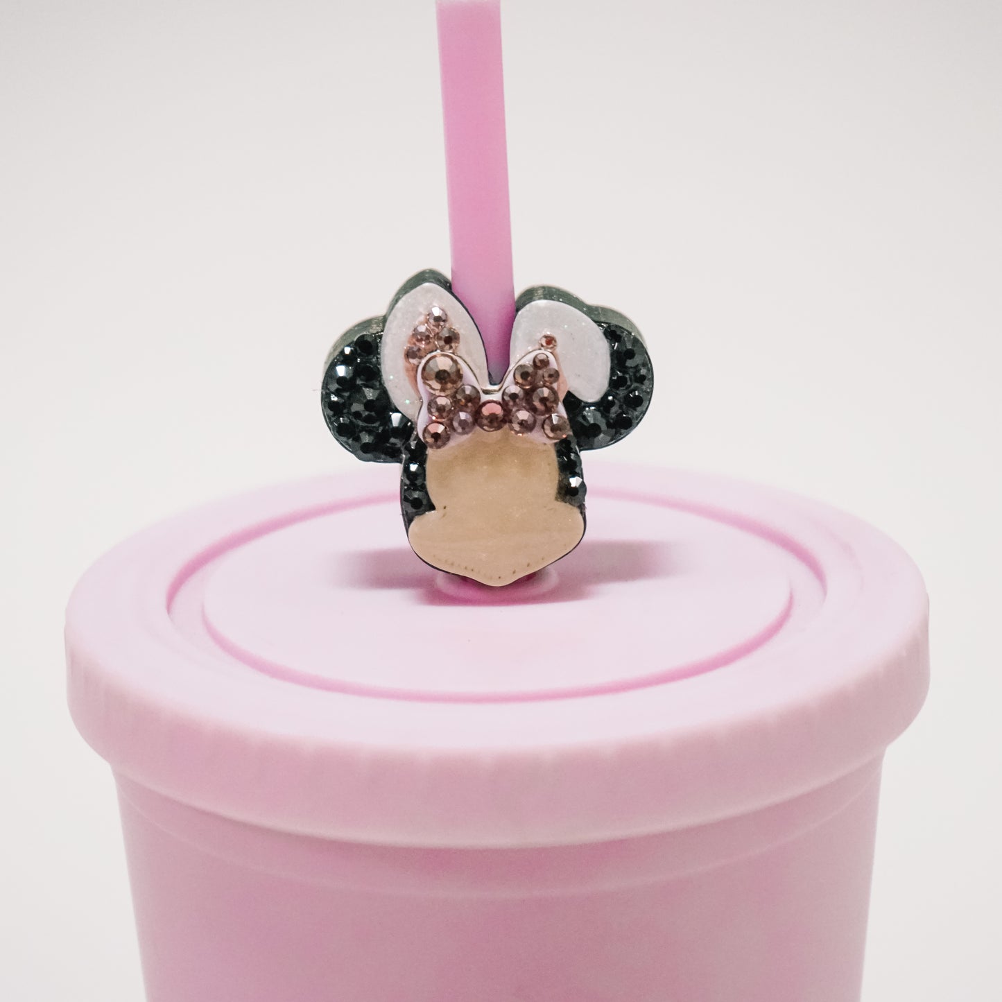 Mrs Bunny Ears Straw Charm