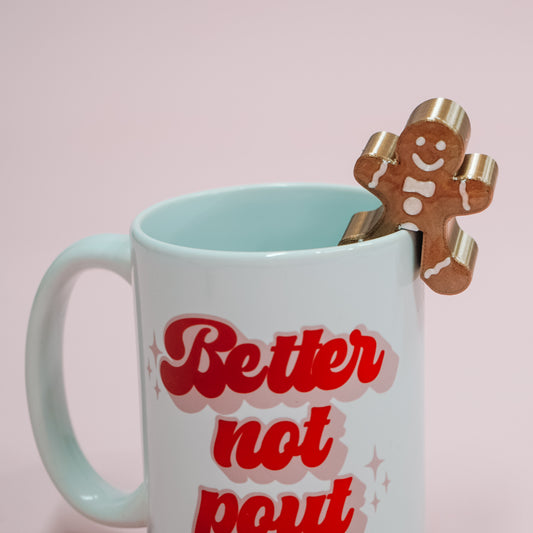 Gingerbread Man Mug Charm