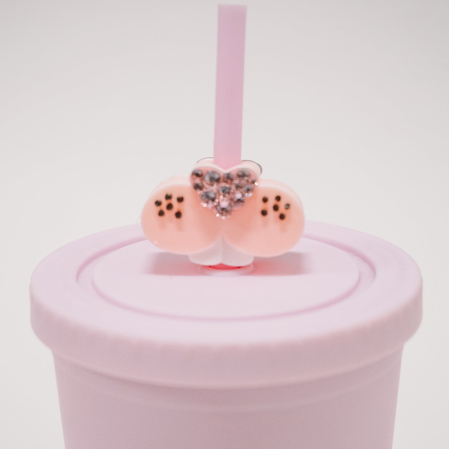 Bunny Face Straw Charm