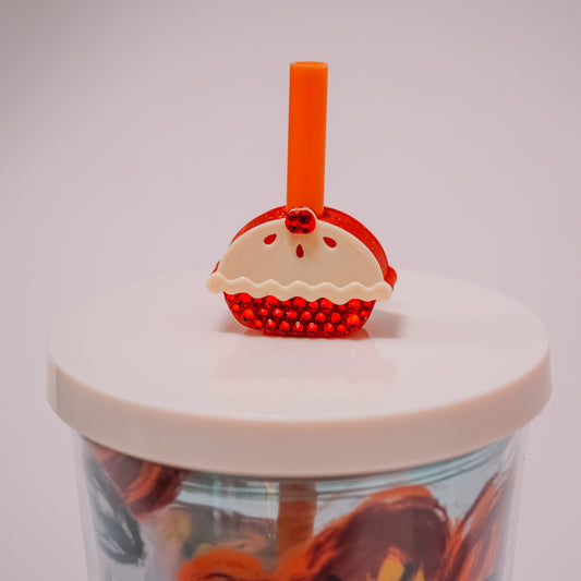 Cherry Pie Straw Charm