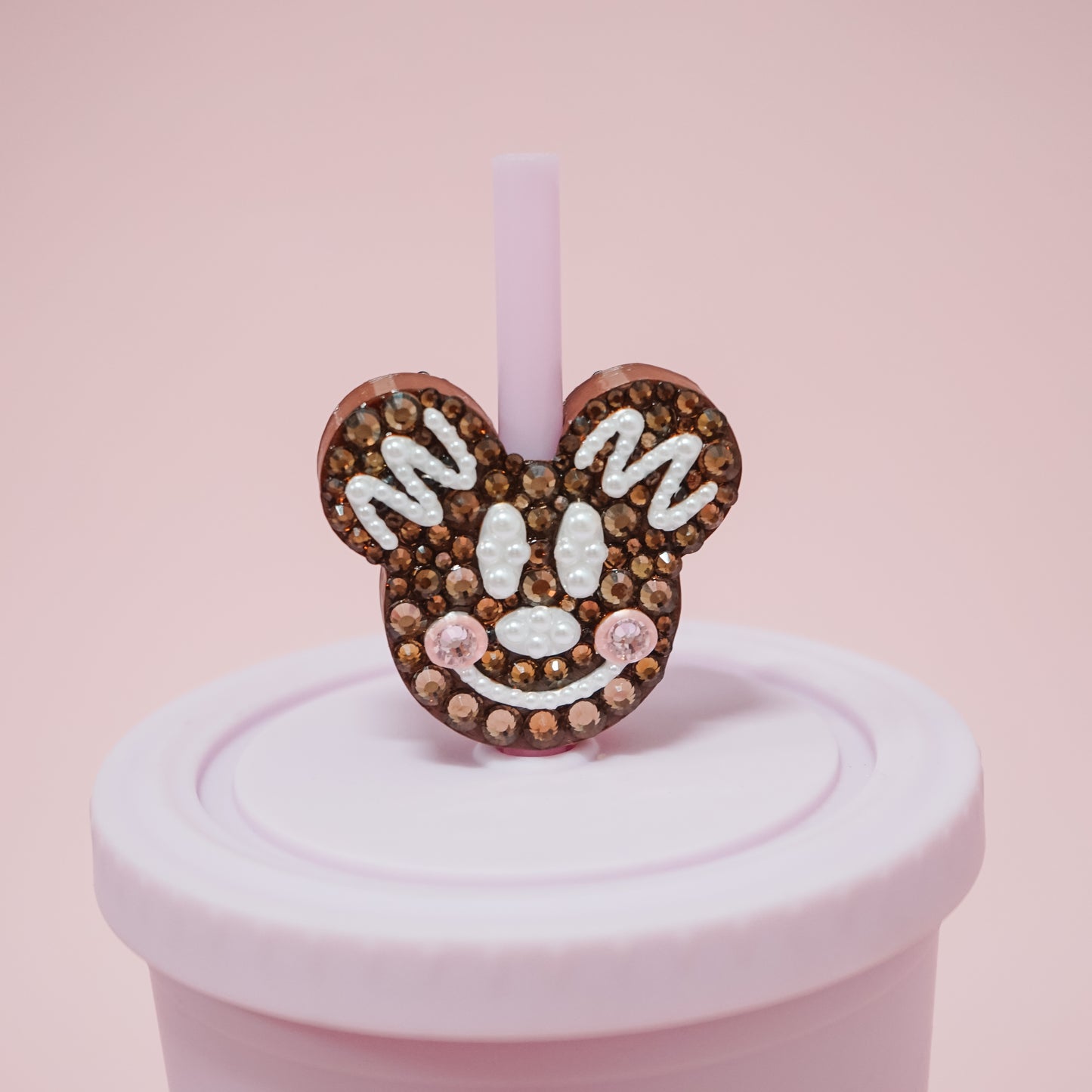 Ears Gingerbread Straw Charm