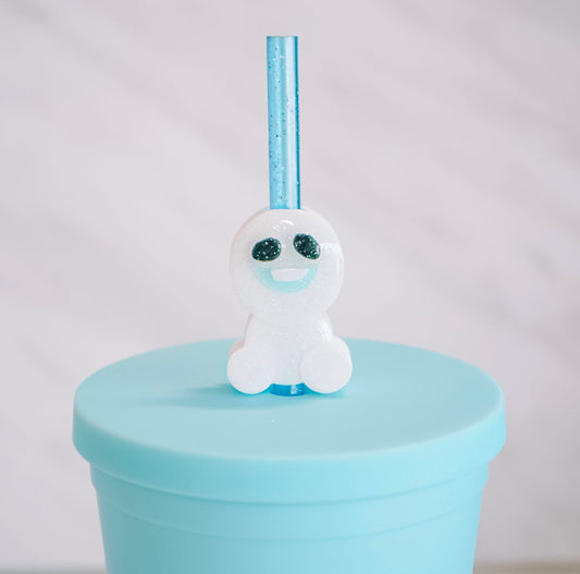 Snow Baby Straw Charm