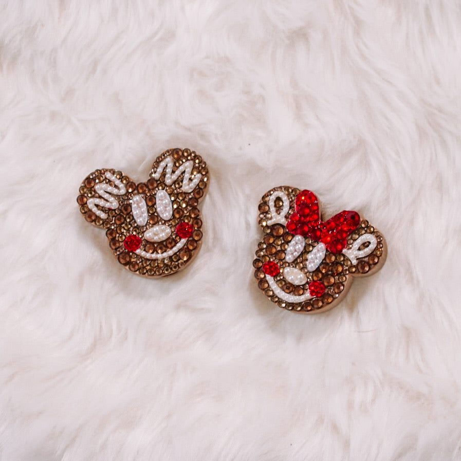 Ears Gingerbread Straw Charm