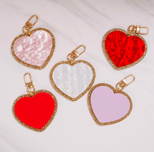 Heart Bag Charm