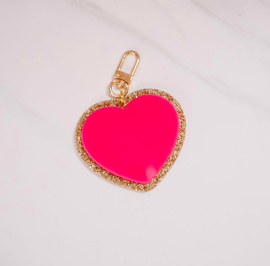 Heart Bag Charm